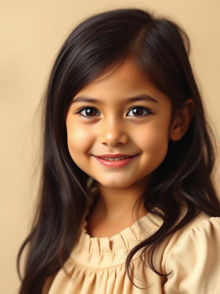 Georgina as a child